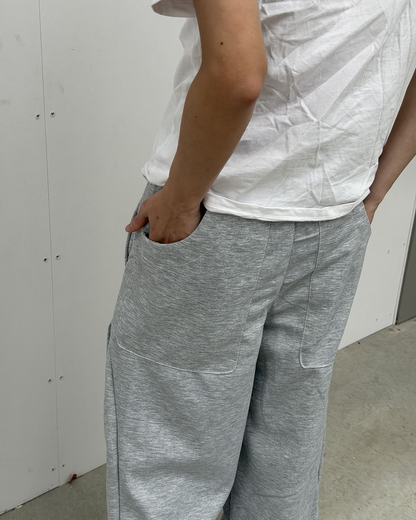 ストラクチャードカットスウェットパンツ YQ0125