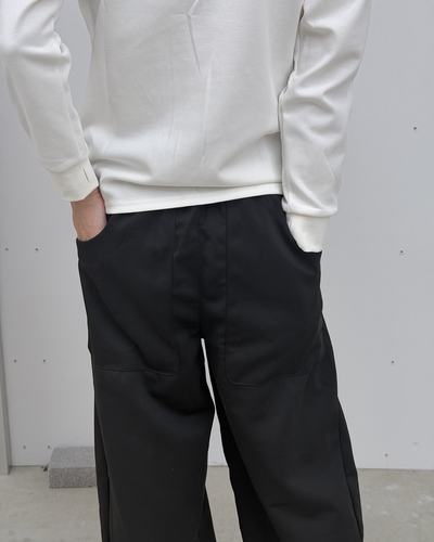 ストラクチャードカットスウェットパンツ YQ0125