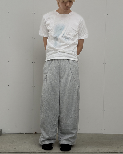 ストラクチャードカットスウェットパンツ YQ0125