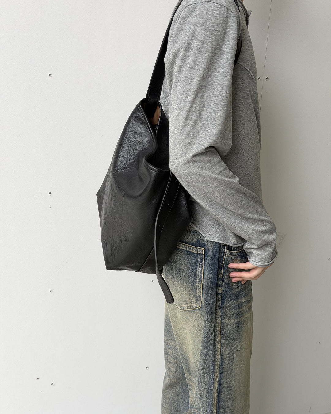 レトロカジュアルストレートロングパンツ YQ0128