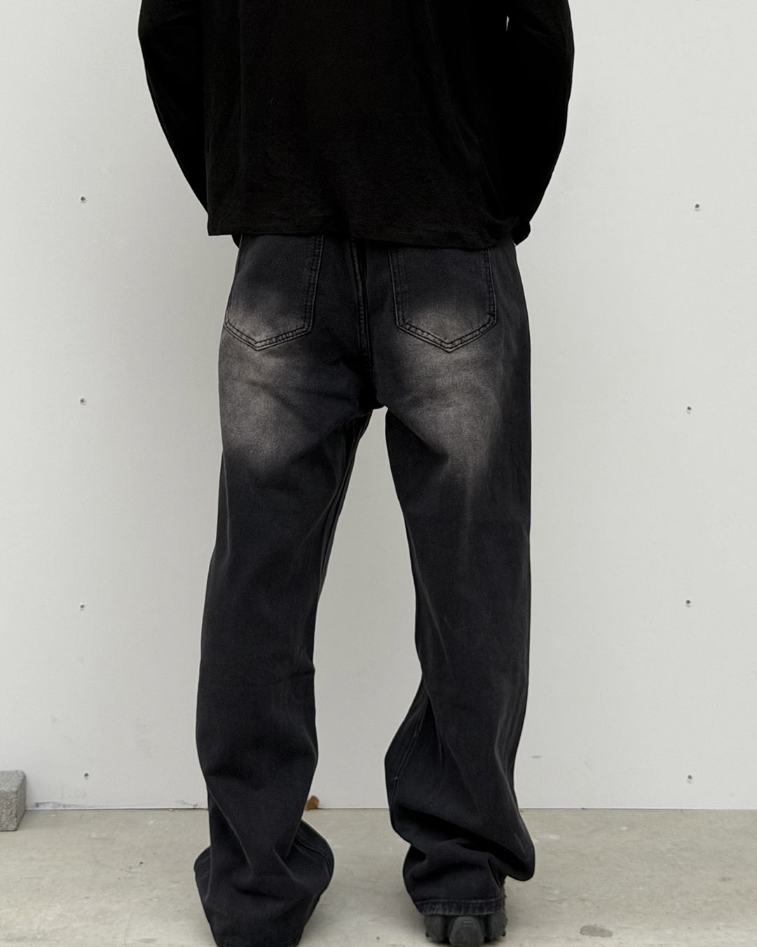レトロカジュアルストレートロングパンツ YQ0128