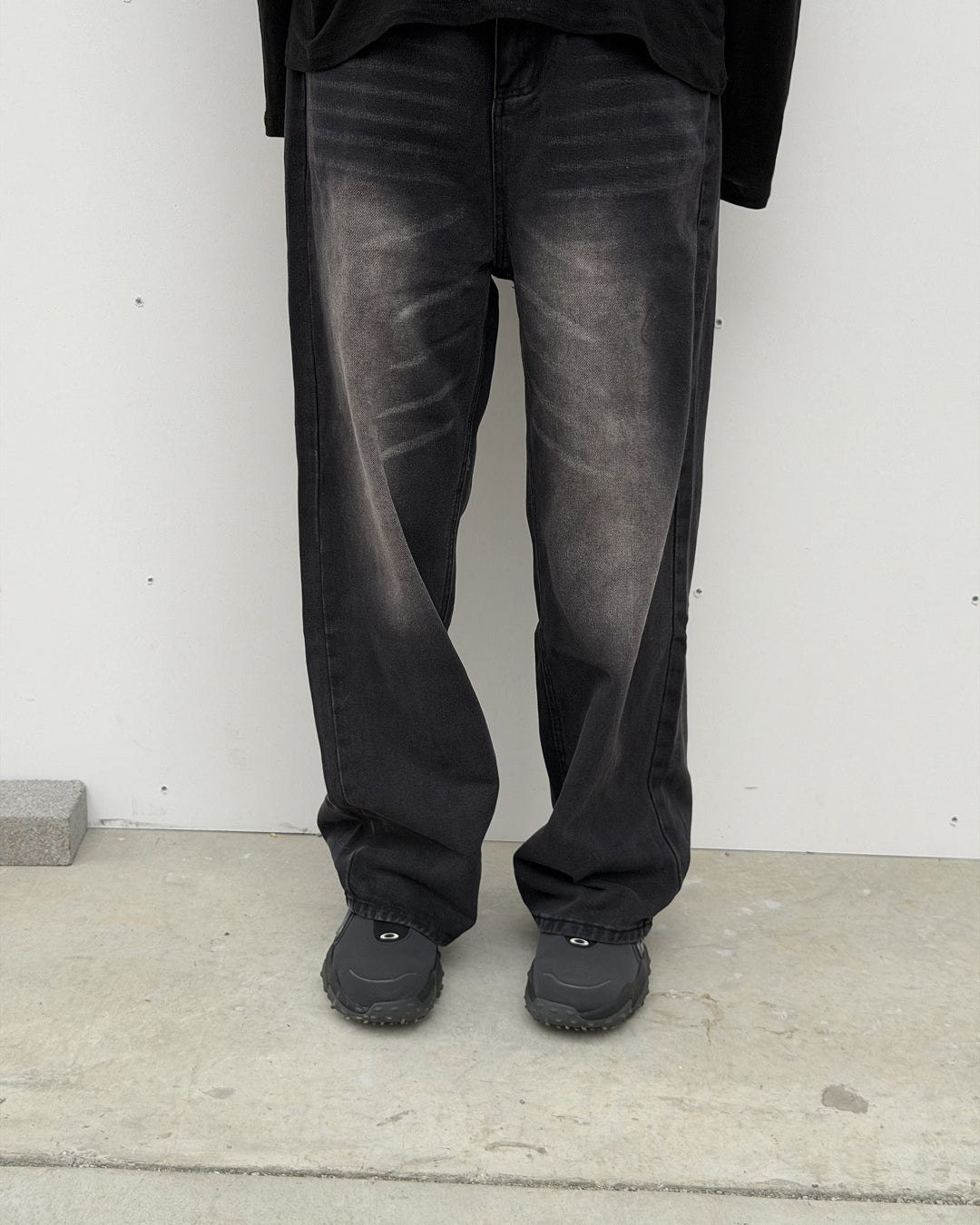 レトロカジュアルストレートロングパンツ YQ0128