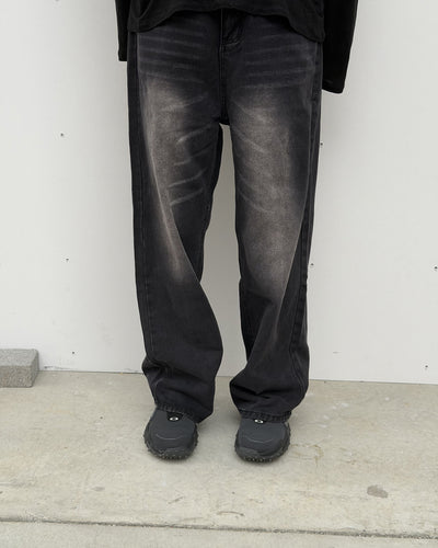 レトロカジュアルストレートロングパンツ YQ0128