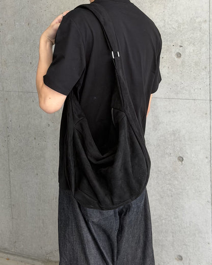 スウェード風シンプルメッセンジャーバッグ YQ0141