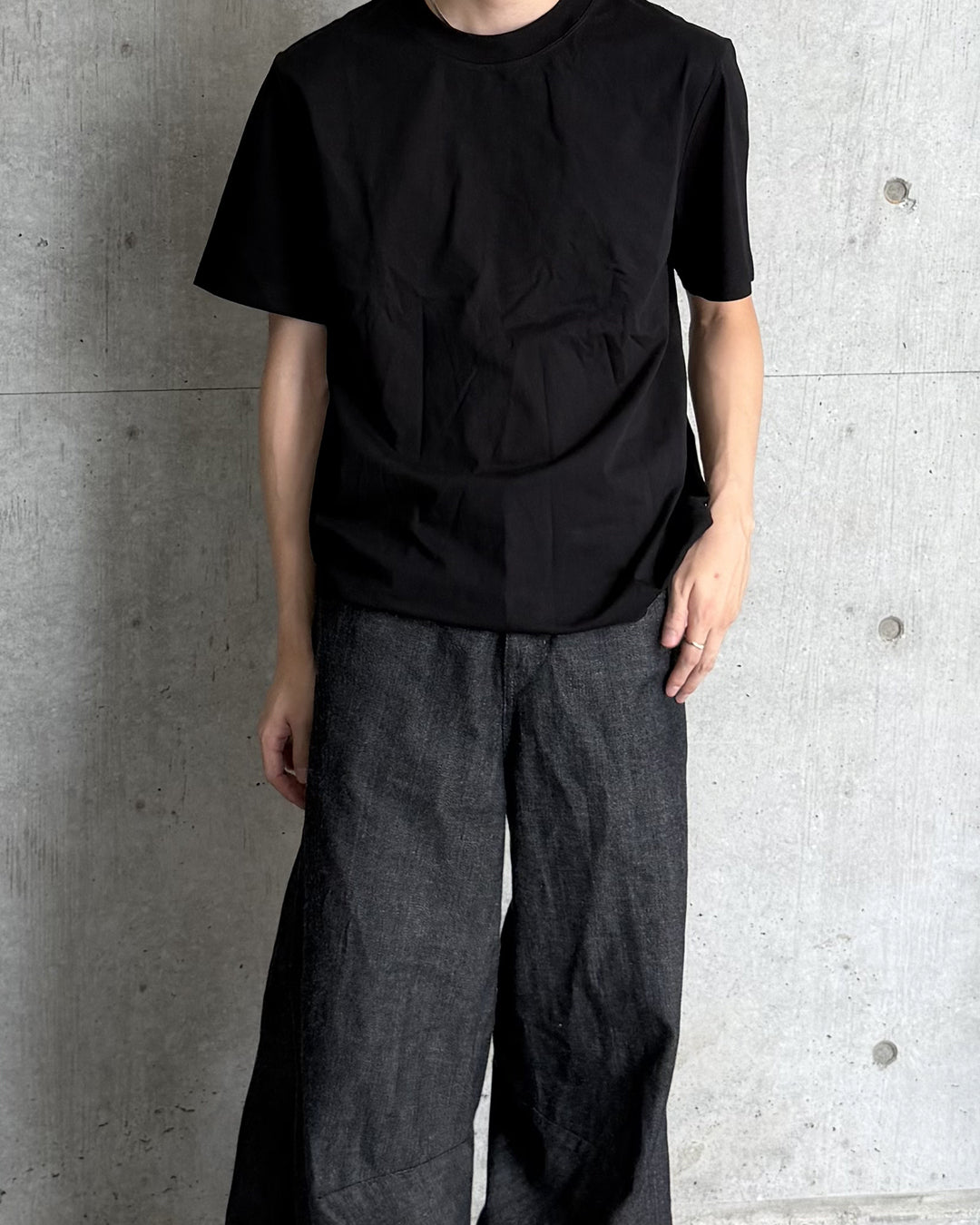 シンプルフィットノーマルTシャツ YQ0142
