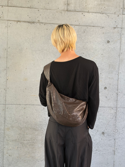 ドレープワンショルダーレザーライクバッグ YQ0151