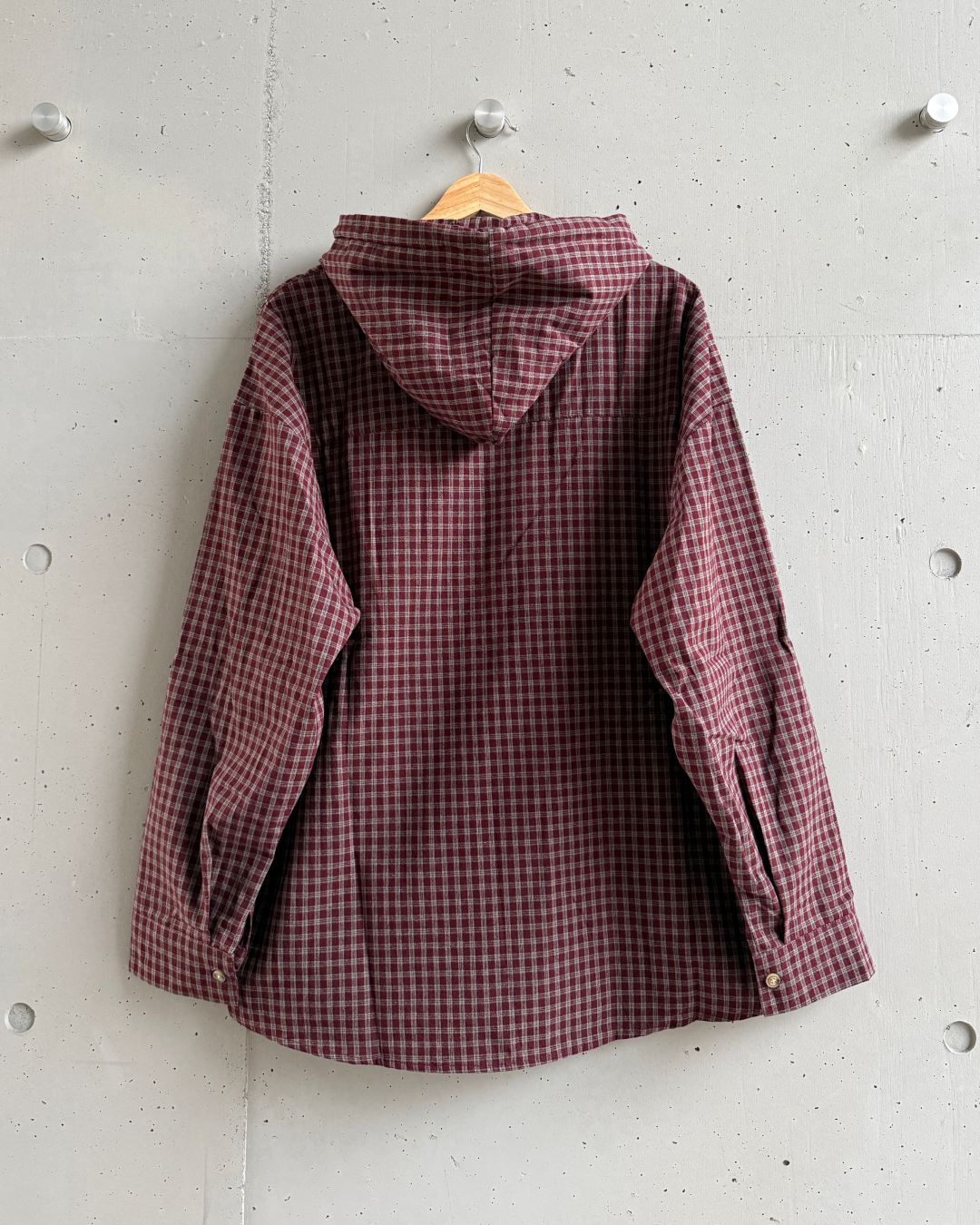 ビッグシルエットチェックフードシャツ
YS0022