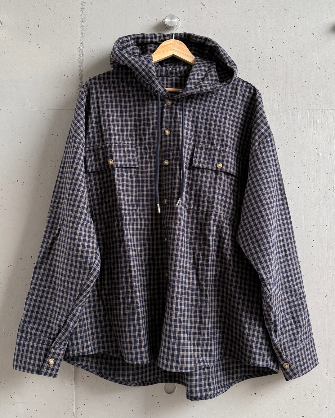 ビッグシルエットチェックフードシャツ
YS0022