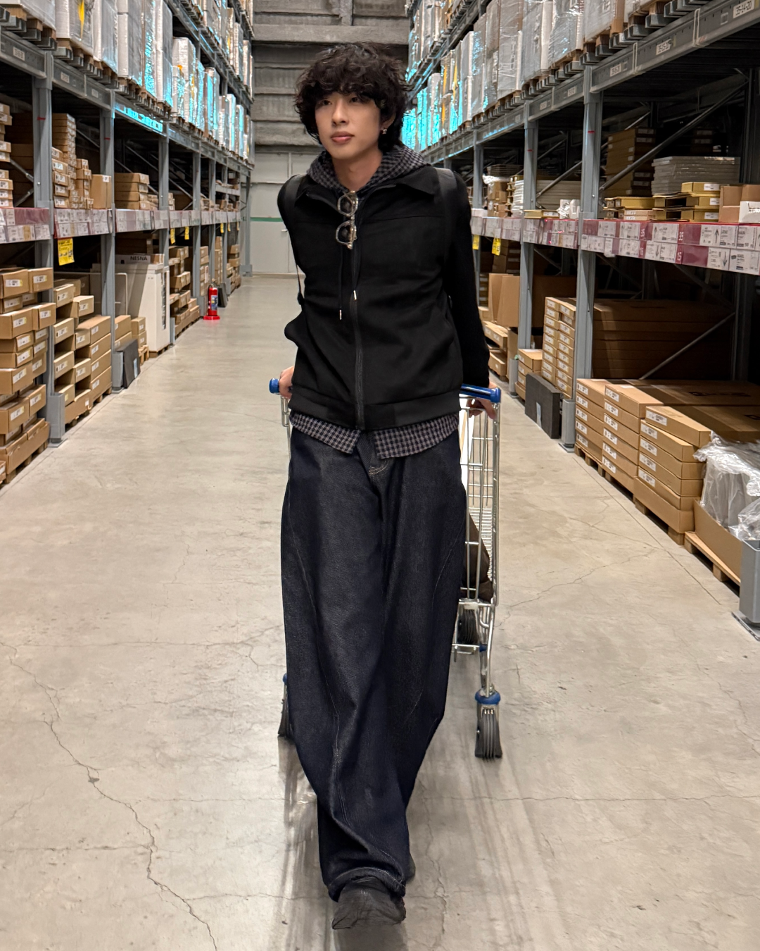 ビッグシルエットチェックフードシャツ
YS0022