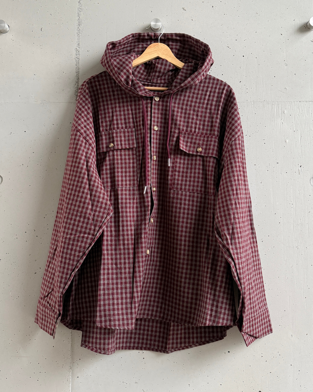 ビッグシルエットチェックフードシャツ
YS0022