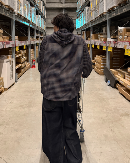 ビッグシルエットチェックフードシャツ
YS0022