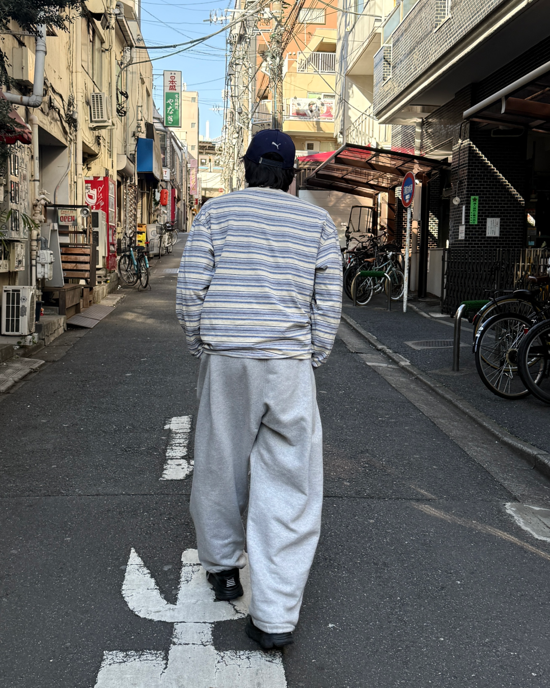オーバーサイズボーダーロンT YS0045 – YOLO（ヨロ）｜ファッション通販