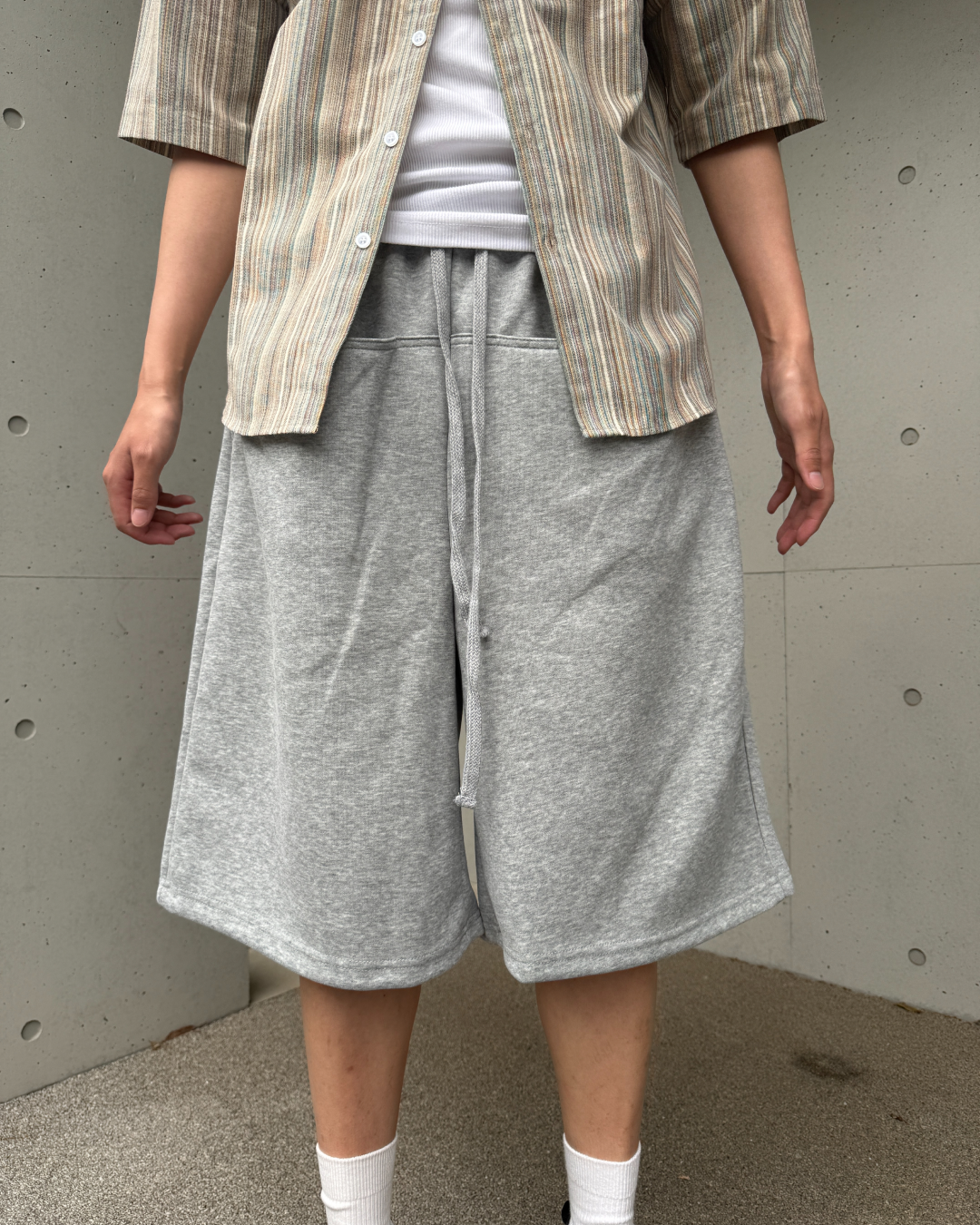 フロントビッグポケットスウェットハーフパンツ YS0055
