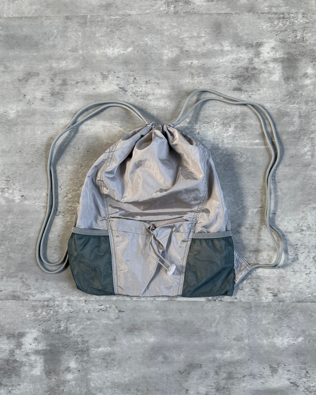 メッシュポケット付きナップサック YS0056