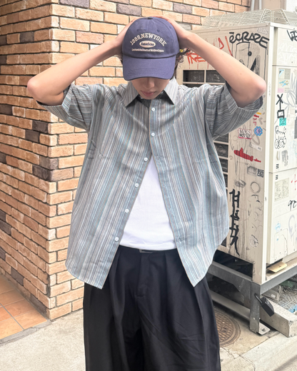 バイカラーチェックシャツ YS0060
