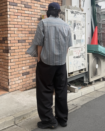 バイカラーチェックシャツ YS0060