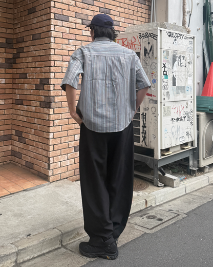 バイカラーチェックシャツ YS0060