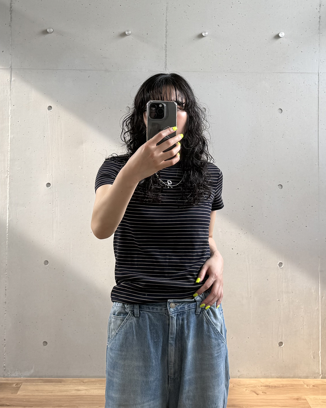 ストライプ半袖Tシャツ YS0160