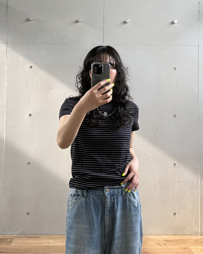 ストライプ半袖Tシャツ YS0160