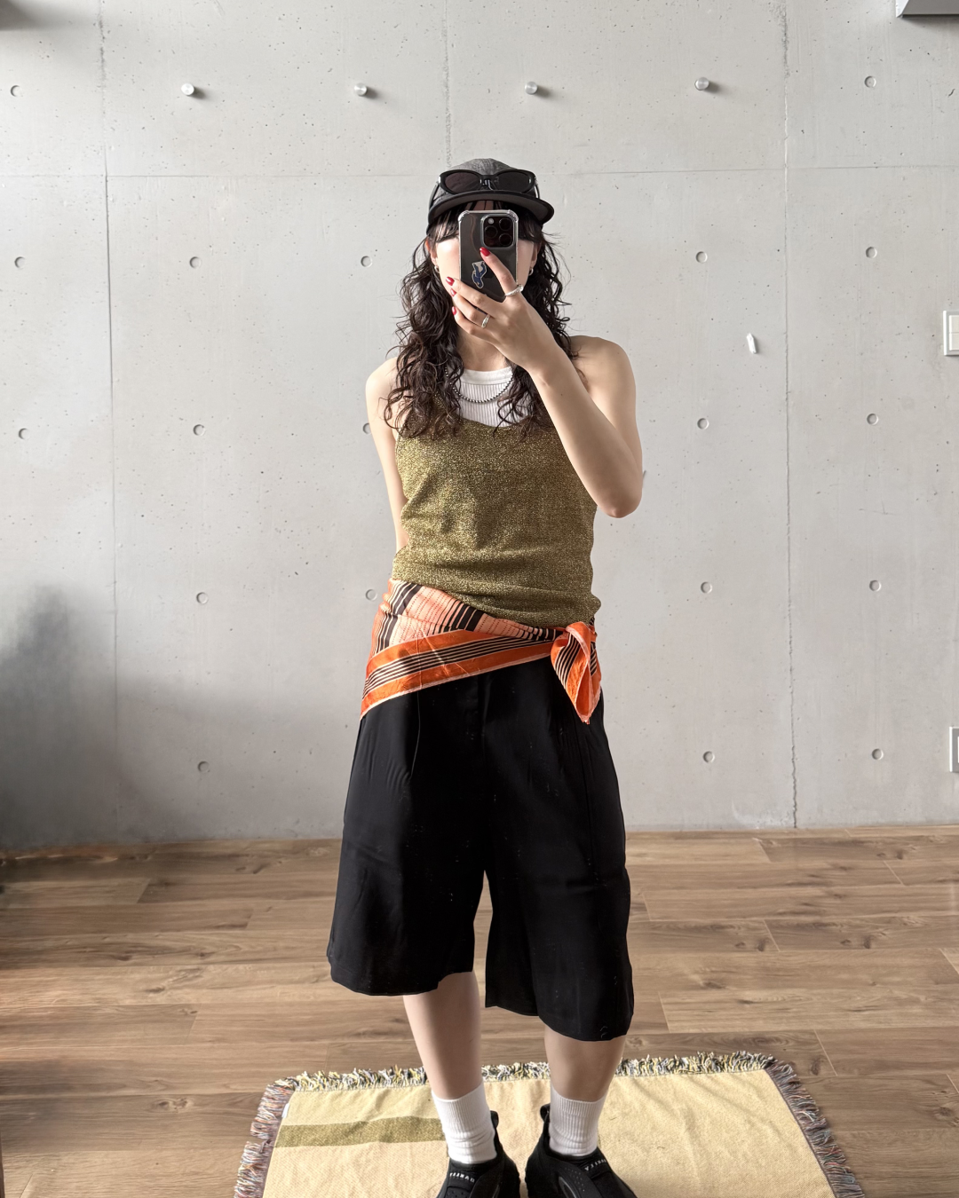 タック入りハーフAラインスラックス YS0170
