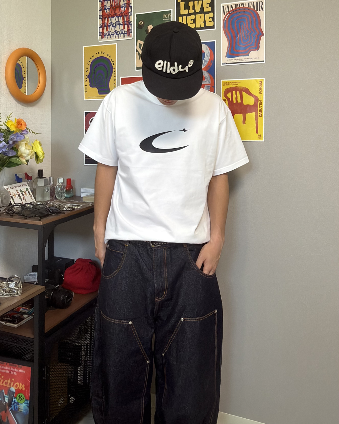 カーブロゴTシャツ YT0035