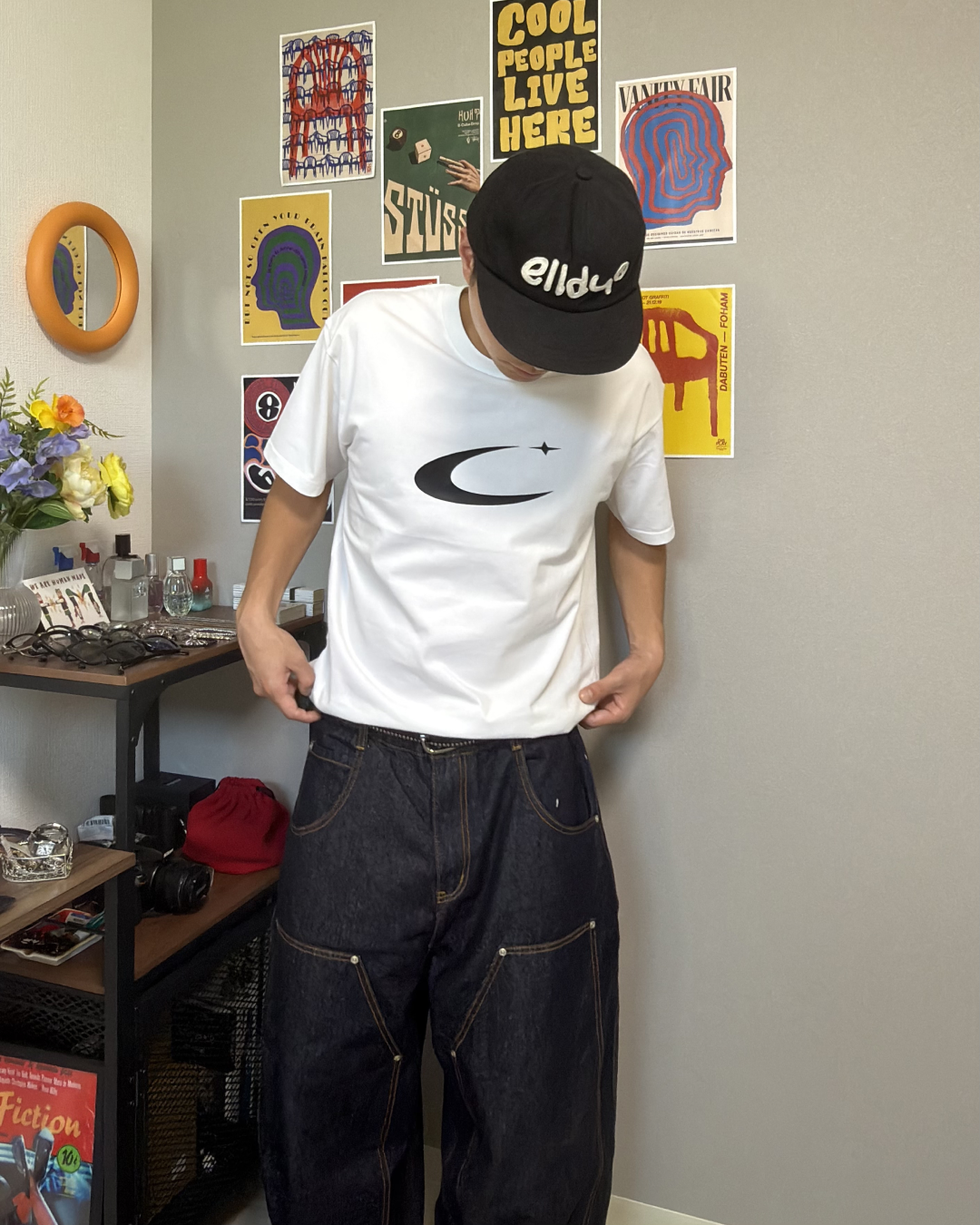 カーブロゴTシャツ YT0035