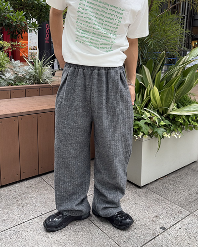 バルーンシルエットリブパンツ YT0061