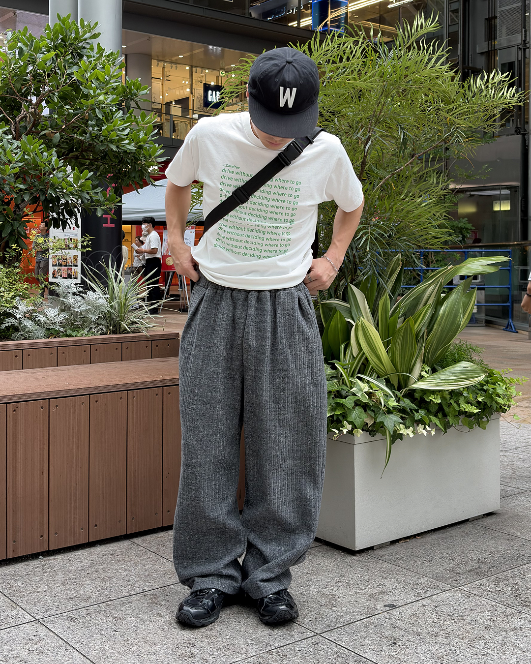 バルーンシルエットリブパンツ YT0061