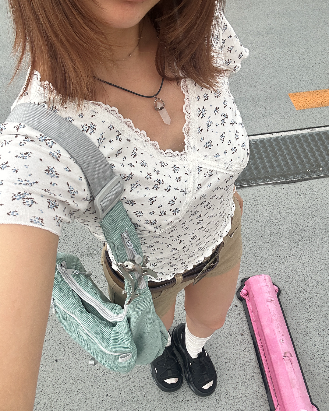 花柄レーストップス ZA0034