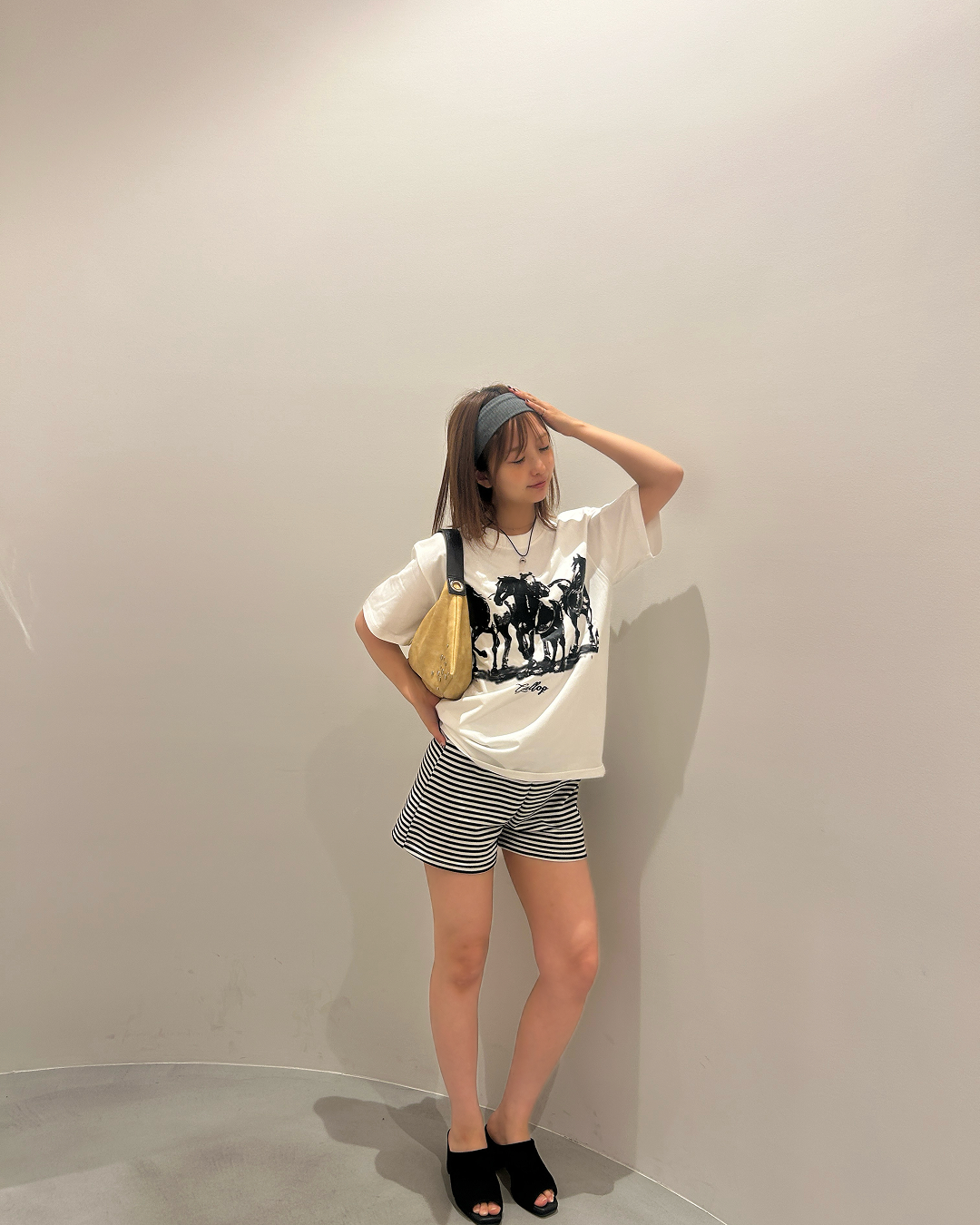 ホースプリントグラフィックT ZA0035