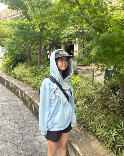 ナンバーグラフィックジップパーカー ZA0040