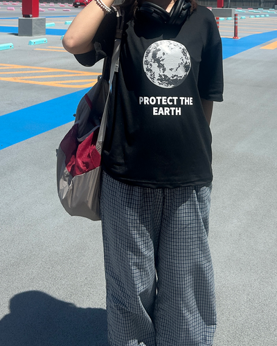 ムーングラフィックオーバーTシャツ ZA0088