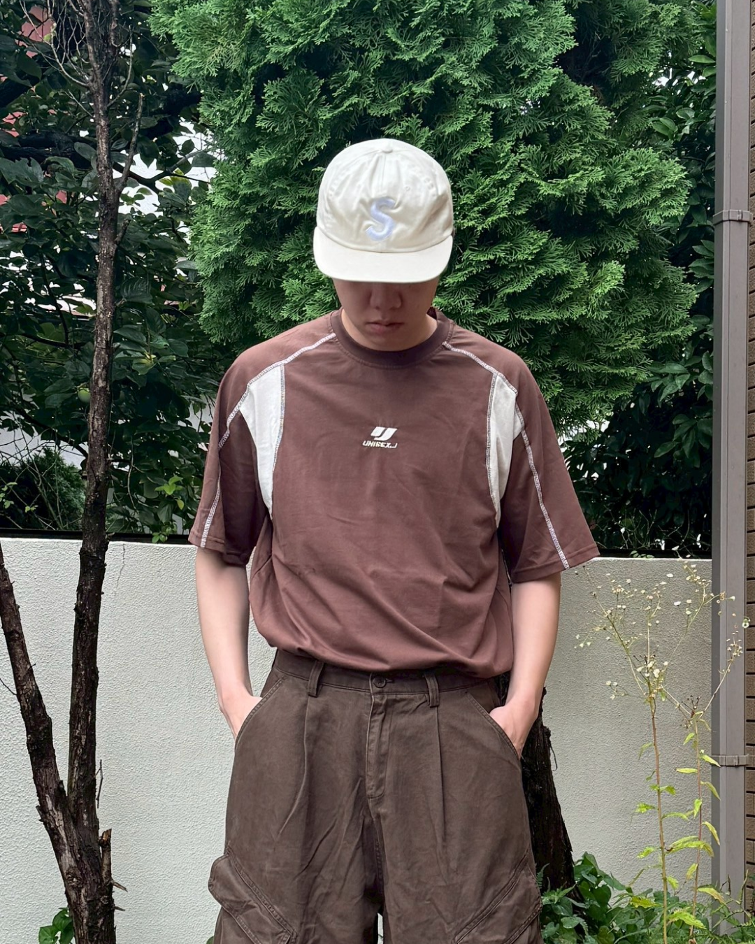 コントラストカラーオープンシャツ ZD0003