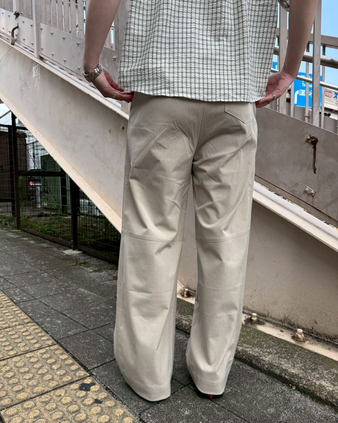 ダブルプリーツパンツ ZD0010