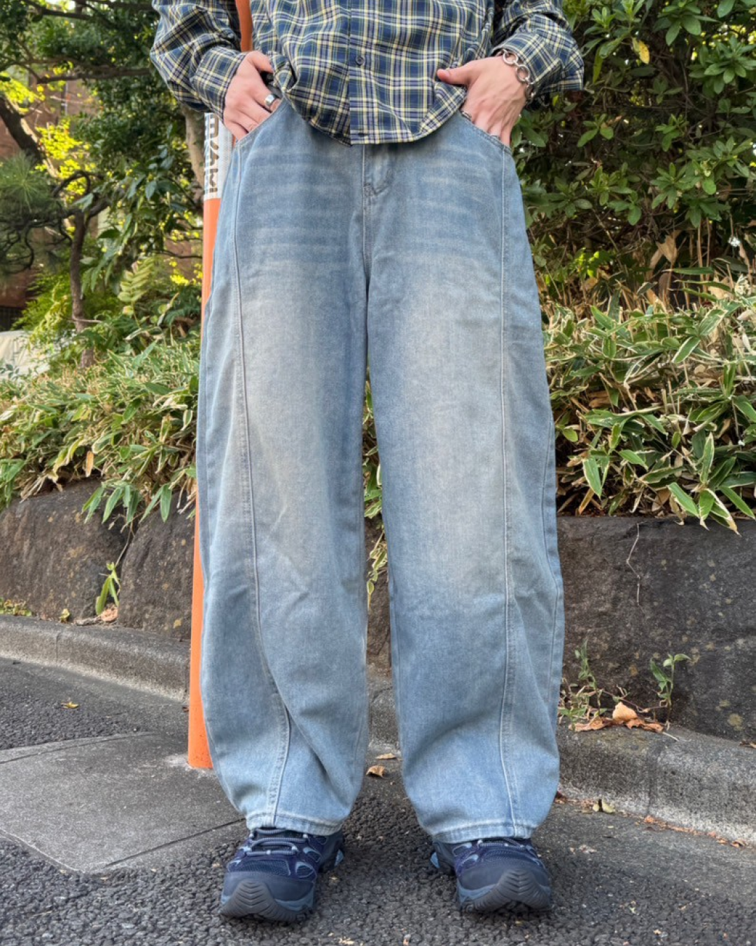 ストレートデニムパンツ ZD0021