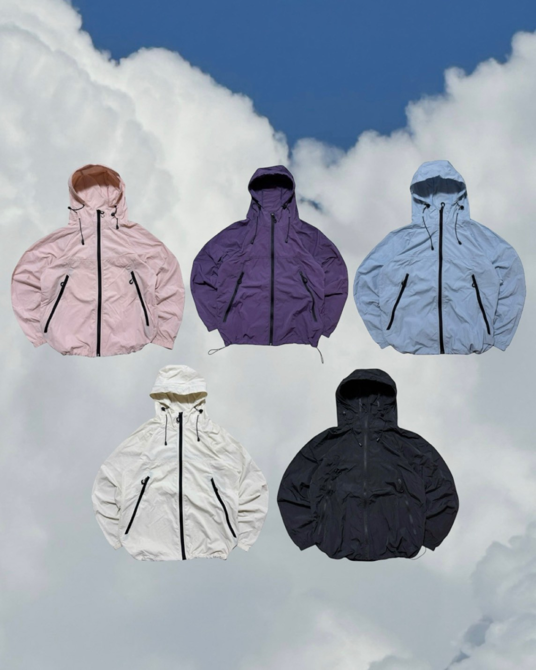 希少モデル❗️】テック系!stone ナイロンジャケット L 水色 希少 希少モデル❗️】テック系!stone ナイロンジャケット L 水色 希少