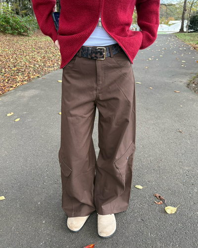 ワイドレッグユーティリティカーゴパンツ IR0109