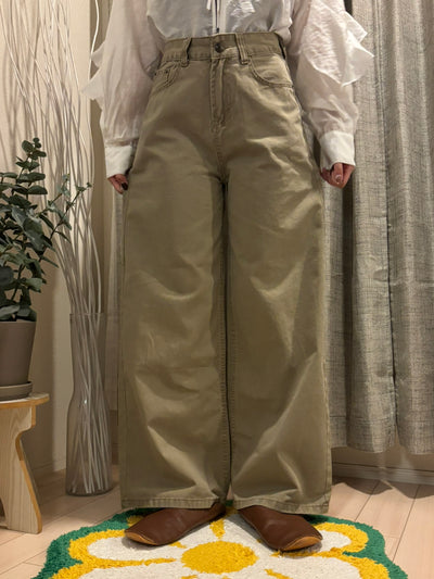 レトロワイドパンツ RM0098