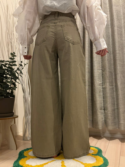 レトロワイドパンツ RM0098