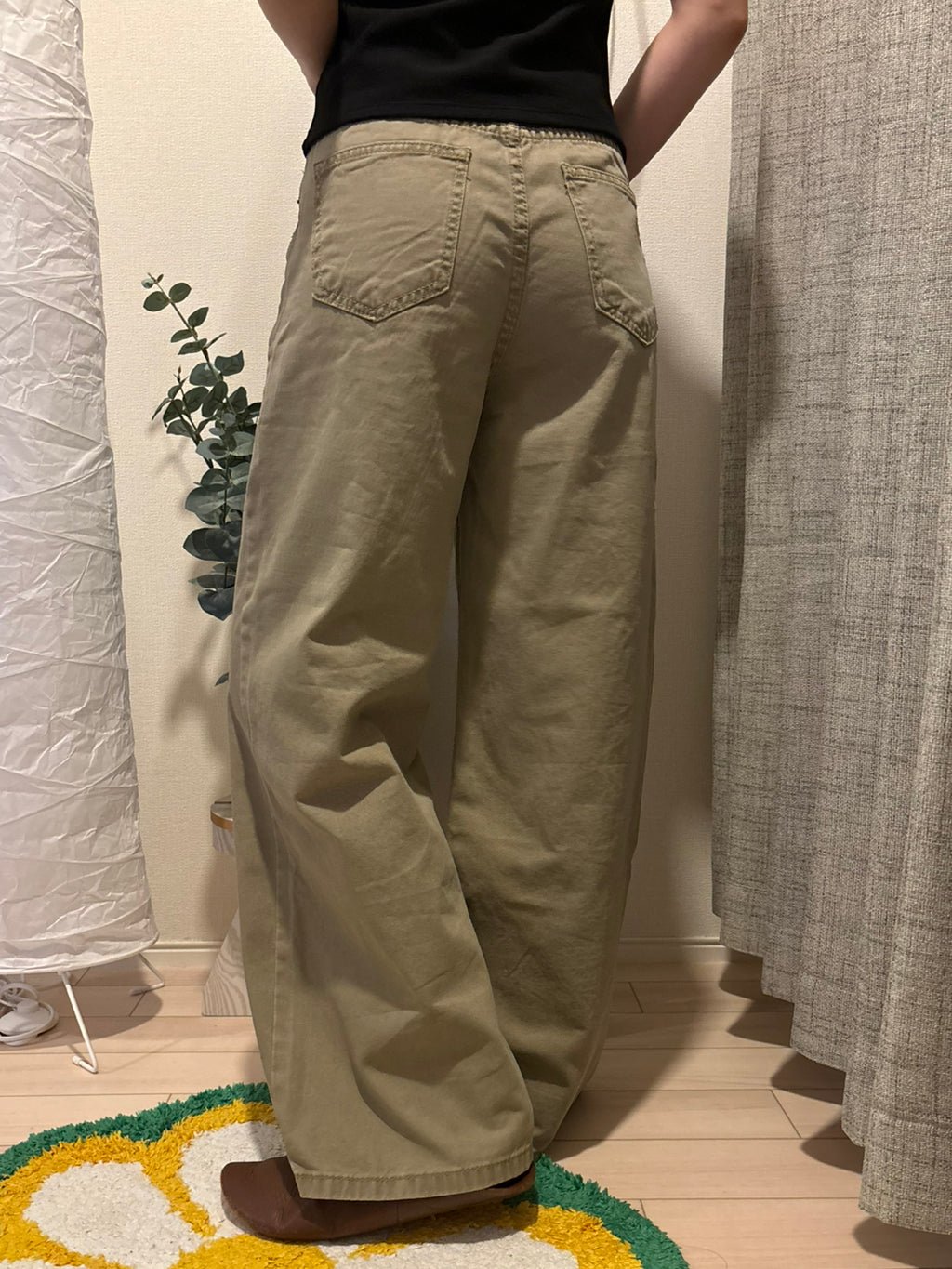 レトロワイドパンツ RM0098