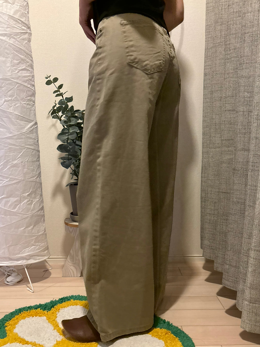 レトロワイドパンツ RM0098