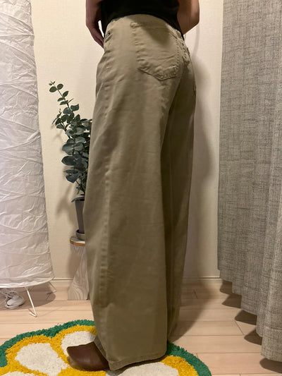 レトロワイドパンツ RM0098