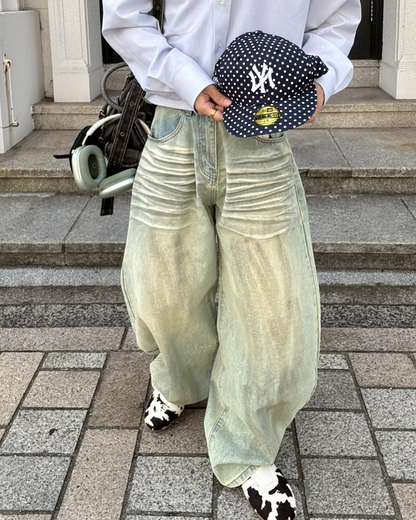 ウォッシュカーブデニムパンツ SK0038 – YOLO（ヨロ