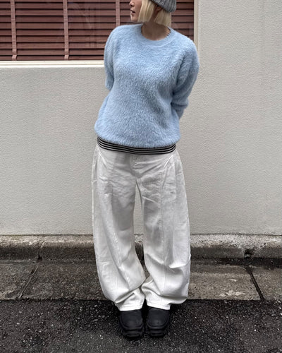 ボリュームカーブワイドパンツ KC0396
