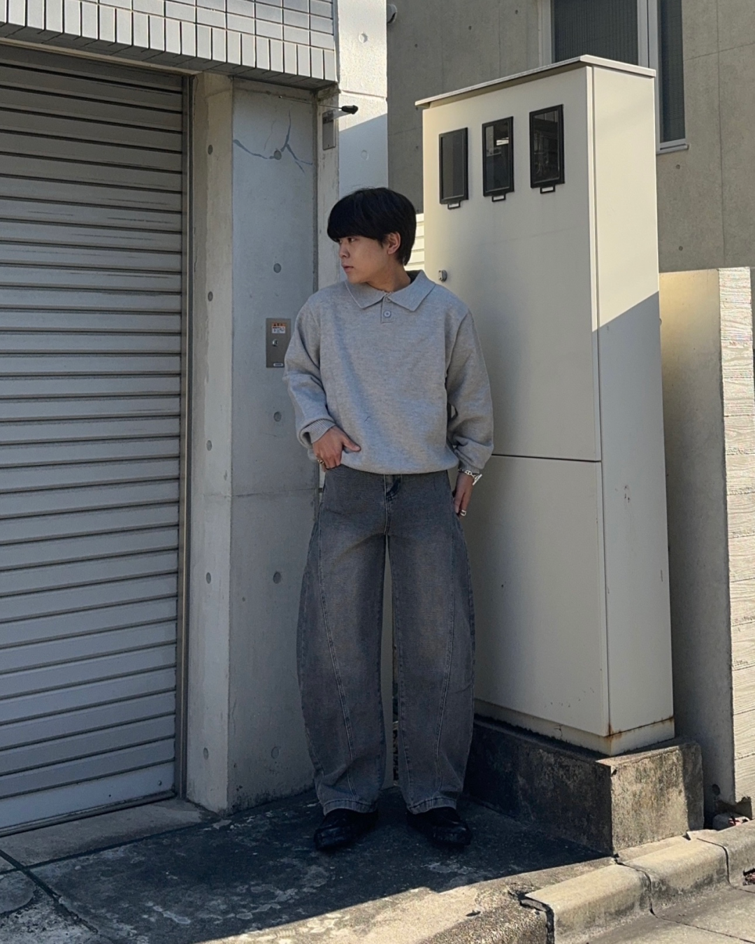 【即納】カジュアルポロニット KA5003